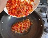 A picture of step 2 of Fresh Red Chili 🌶️ & Gralic 🧄 Chutney(Winter Special).