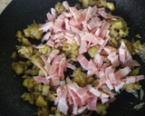 Foto del paso 3 de la receta: Berenjena rellenas de bacon gratinadas con cheddar