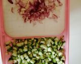 A picture of step 1 of Ridge gaurd curry (beerakaya kura).