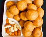 A picture of step 6 of Dry fruit Laddu.