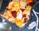 A picture of step 4 of Fruit&veg kachumber salad.