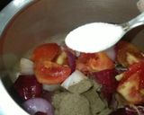 A picture of step 1 of Beetroot Shorba.