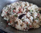 A picture of step 2 of Mix vegetable biryani.
