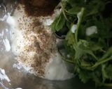 A picture of step 1 of Masala chhas.