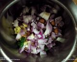 A picture of step 1 of Chana pakoda.