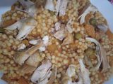 عيش بالدجاج والشحمة 😋😋