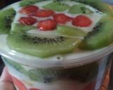 Foto langkah ke 5 dari resep No Bake Fruit Cheesecake.