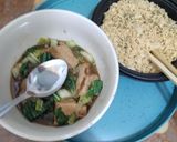 A picture of step 7 of Leek Chicken Soup.