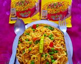 वेजी मसाला मैगी (veggie masala maggi recipe in Hindi) रेसिपी चरण 6 फोटो