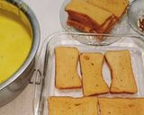 A picture of step 3 of Hot rusk pudding.