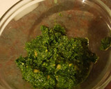 A picture of step 1 of Zucchini Noodles with Pesto Chicken and Garlic Alfredo sauce.