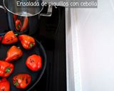 Foto del paso 1 de la receta: Ensalada de Pimientos Piquillo y Cebolla