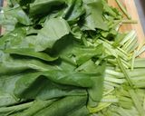 豬肉絲炒菠菜的食譜步驟1照片