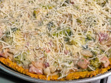 Tarta de brócoli con base zapallo