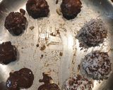 A picture of step 4 of Chocolaty Vegan Energy Balls.