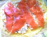 A picture of step 5 of Christmas Sushi Bûche de Noël.