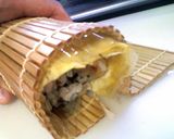 A picture of step 6 of Christmas Sushi Bûche de Noël.