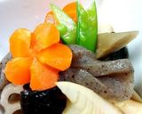 A picture of step 13 of New Year's Eve Soba with Shrimp Tempura.