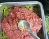 A picture of step 4 of Pistachio cashew burfi.