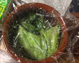 A picture of step 4 of Homemade Sauerkraut (Brine method for whole, half or quartered cabbage).