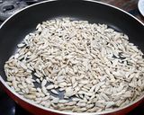 A picture of step 1 of Roasted Sunflower Seeds and Jaggery Brittles.