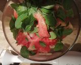 Koktail arbuzowo-miętowy🍉 krok przepisu 1 zdjęcie