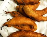 A picture of step 5 of Egg Stuffed Mirchi Vada (Fusion style).