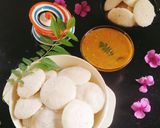 A picture of step 2 of Leftover rice idli 😋❤️.