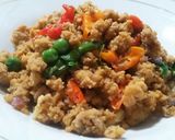 Foto langkah ke 4 dari resep Tumis oncom,lenca,kemangi.