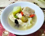 Foto langkah ke 6 dari resep Asem-asem Ayam Labu Siam.