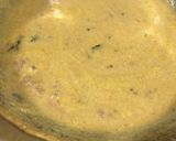 A picture of step 2 of Kairichi saar / maharashtraian raw mango curry.