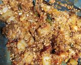 A picture of step 7 of Suran potato sukhi bhaji.