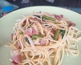 Foto del paso 3 de la receta: Spaghetti con espárrago triguero y bacon