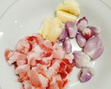 Hình bước làm 1 của món Mì gói thịt xào