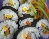 Foto langkah ke 9 dari resep Kimbab/kimbap/gimbab praktis.