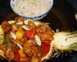 A picture of step 8 of Sweet and Sour Pork with Pineapple - Jon Style.