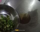 A picture of step 1 of Cornmeal Khichu / Makai Nu Khichyu.