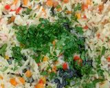 Foto del paso 4 de la receta: Berenjenas con arroz primavera