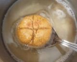 A picture of step 6 of Rajsthani Dal Baati Churma thali (lunch or dinner).