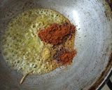 A picture of step 3 of Mutton masala.
