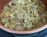 صورة لخطوة 6 من وصفة فيتوتشيني Fettuccine بالدجاج والمشروم والذرة