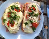 Sonkás-tükörtojásos melegszendvics recept fázis 1 fotója