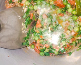 A picture of step 5 of Methi mutter pulao.