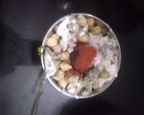 A picture of step 3 of Chole chaat.