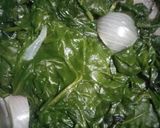A picture of step 1 of Spinach and pumpkin curry.