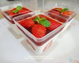 รูปขั้นตอนการทำที่ 4 ของ Strawberry Panna Cotta