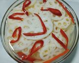 Hình bước làm 4 của món Củ sen chua ngọt