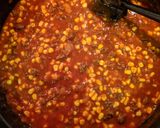 A picture of step 2 of Mexican Lasagna.