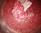 A picture of step 1 of Simple qeema pulao.