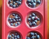 Pas rețetă Muffins cu cacao și afine 3 fotografie